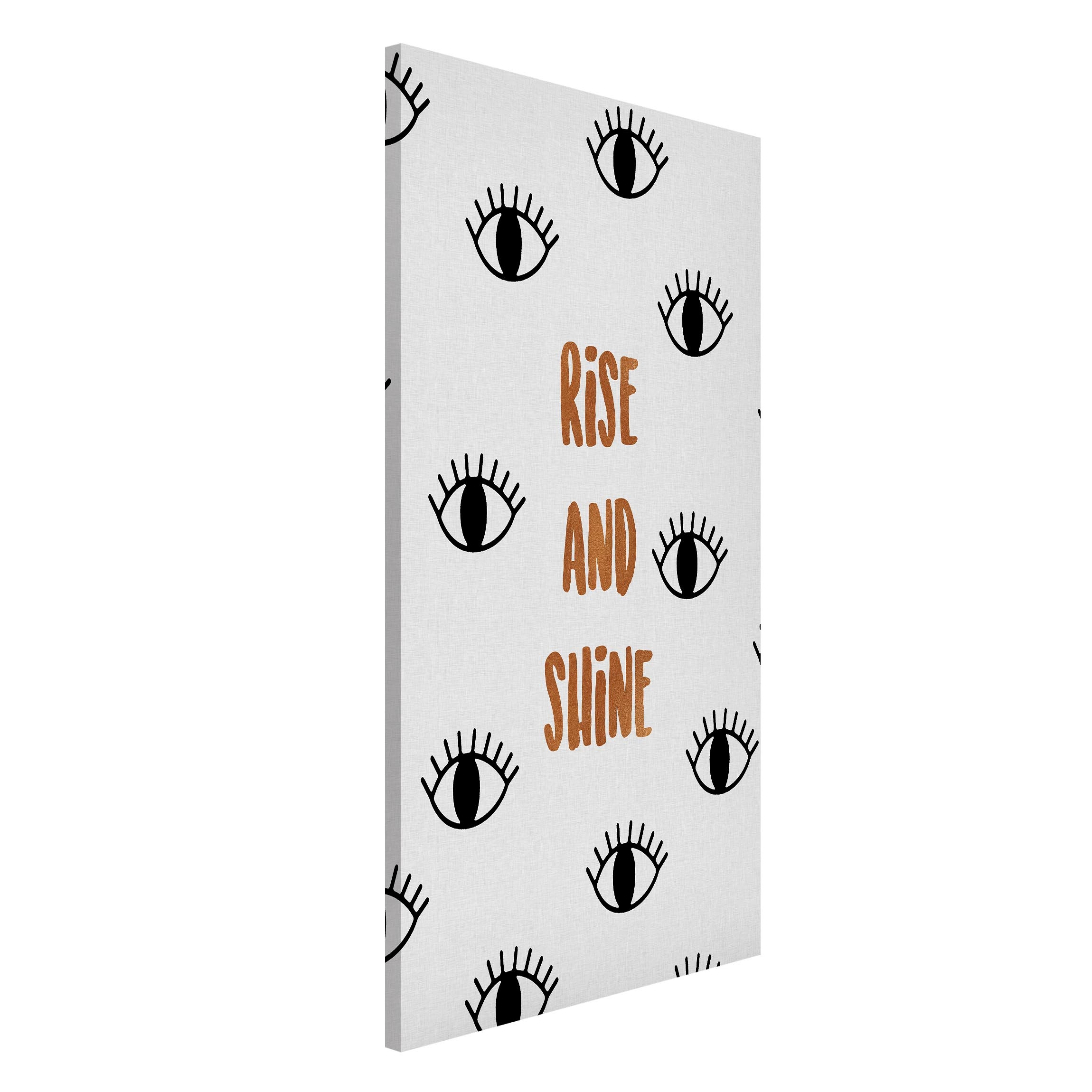 Magnettafel Schlafzimmer Zitat Rise & Shine