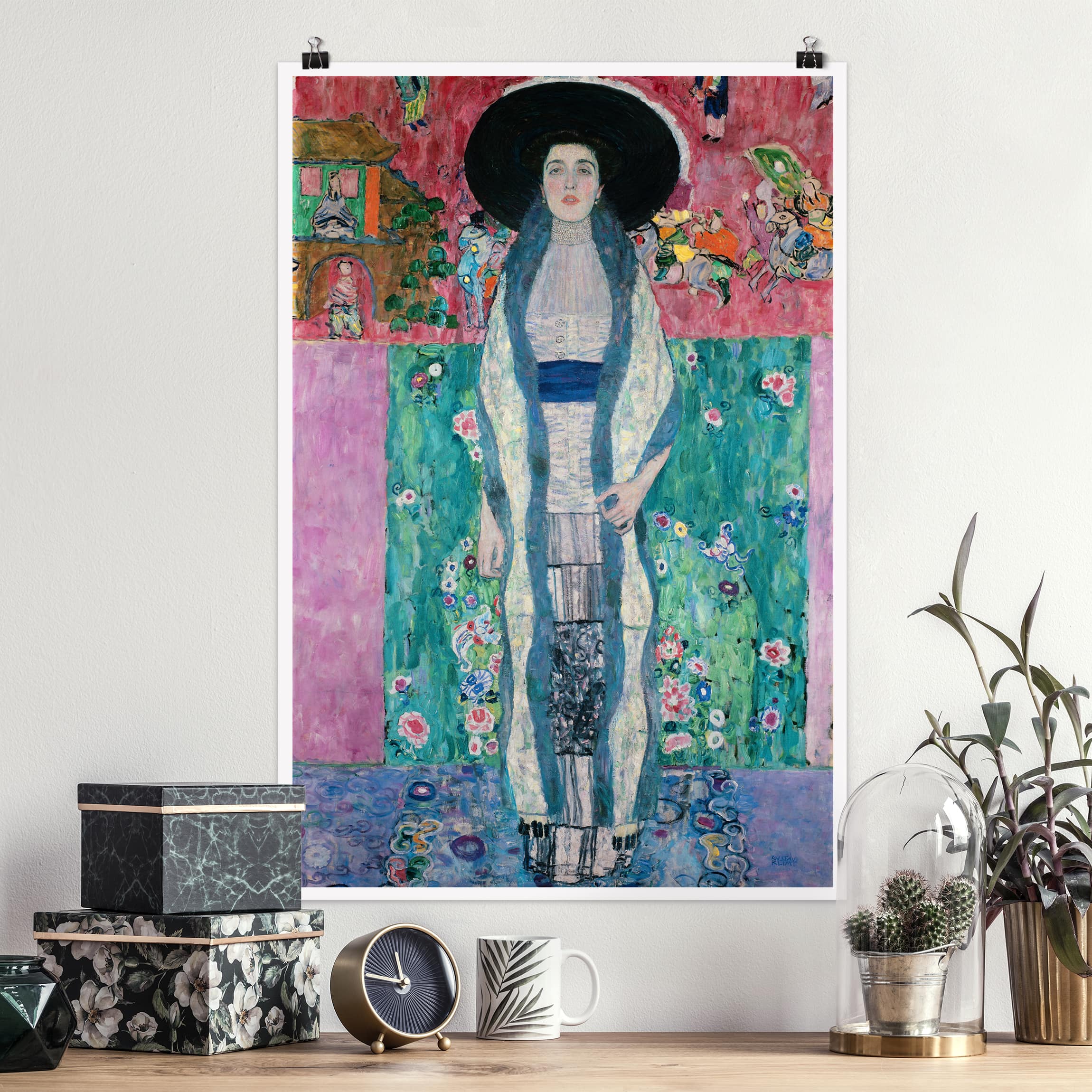 Poster - Hochformat Gustav Klimt - Adele Bloch-Bauer II
