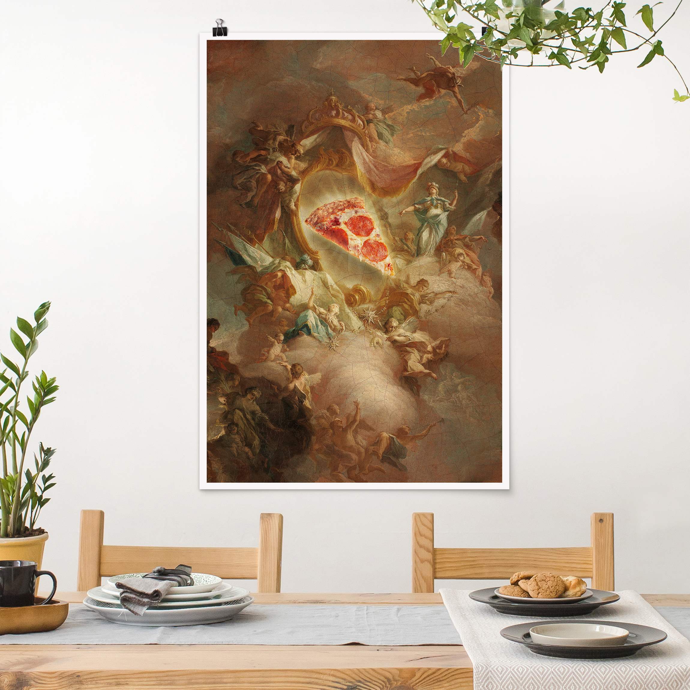 Poster Heilige Pizza