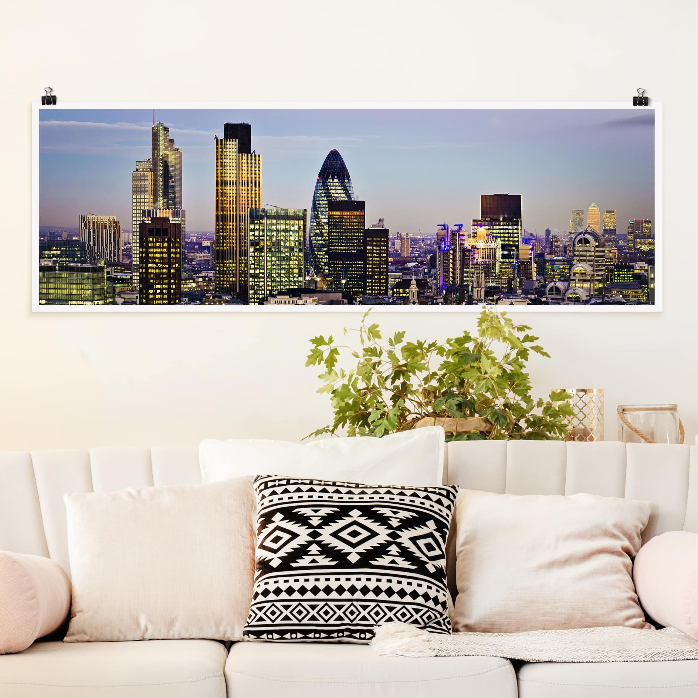 Panorama Poster Architektur & Skyline London City