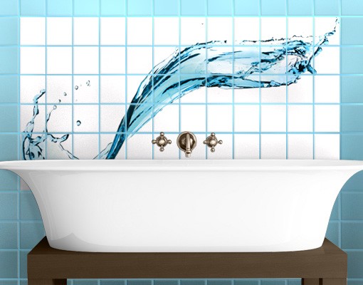 Fliesenbild - Querformat Running Water