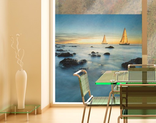 Fensterfolie Segelschiffe im Ozean II