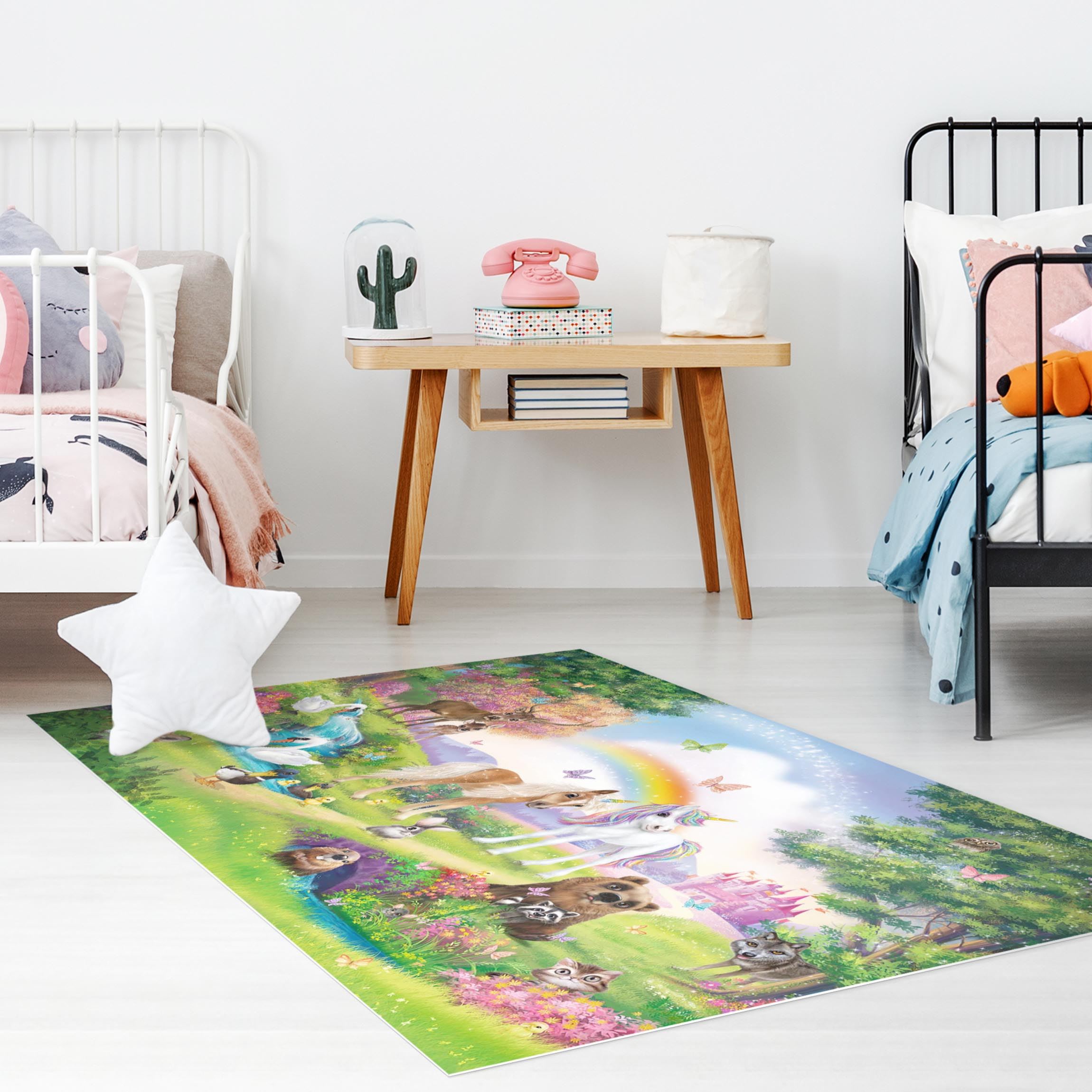 Vinylteppich Animal Club International - Zauberwald mit Einhorn