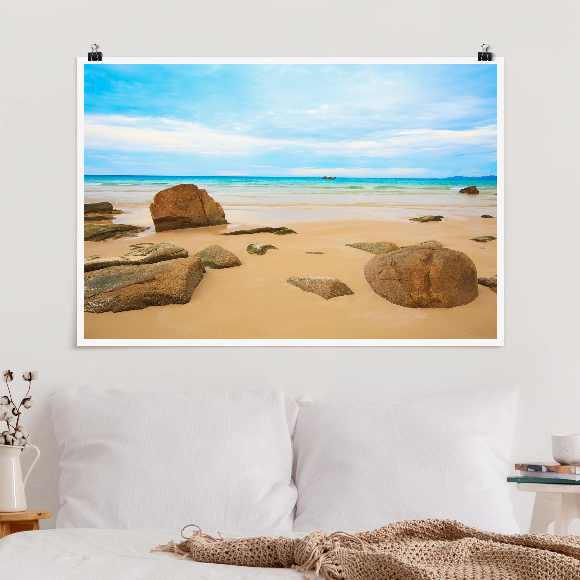 Poster - Querformat Rocky Beach