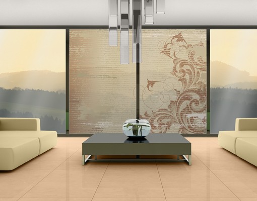 Fensterfolie Laubranken