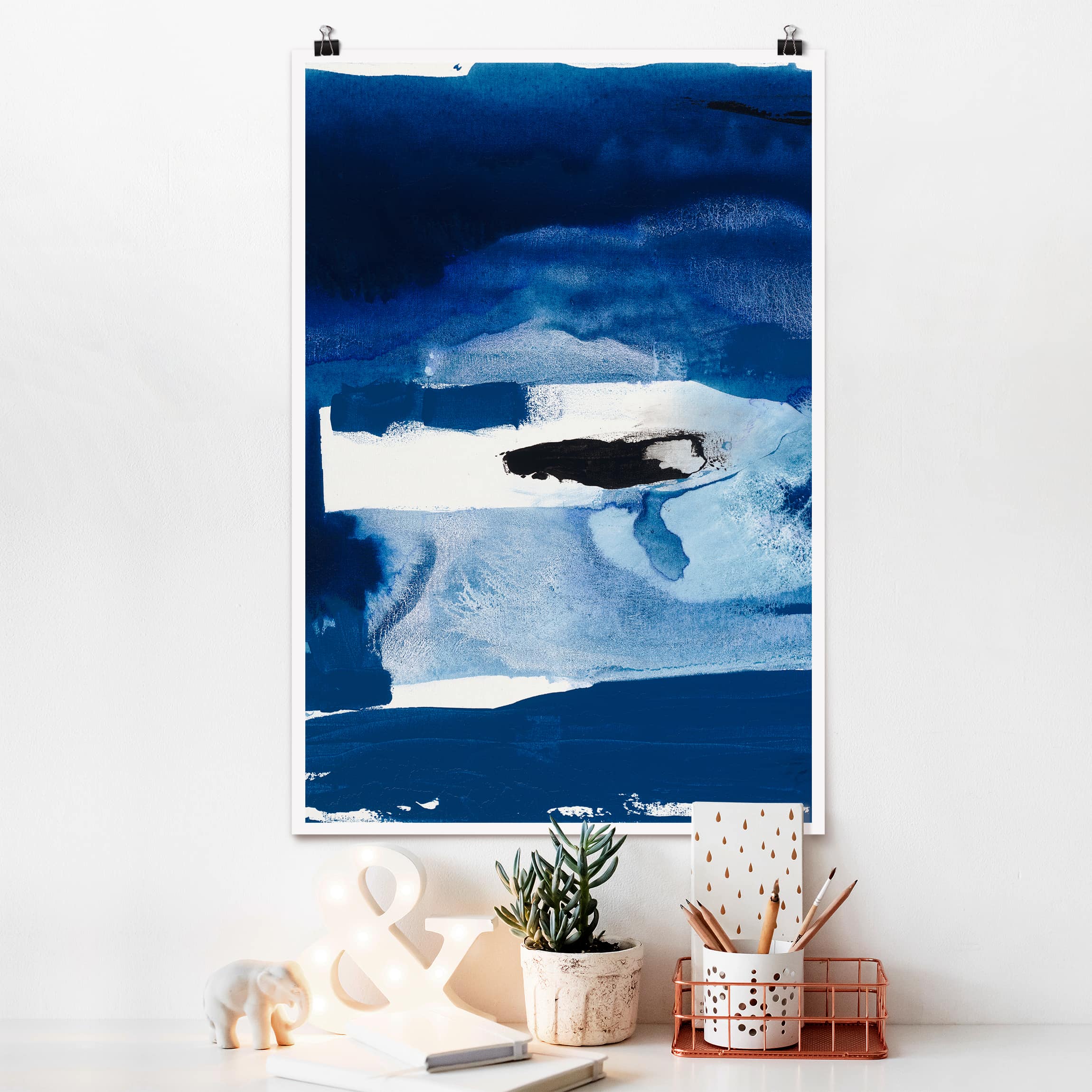 Poster - Hochformat Tag am Meer III