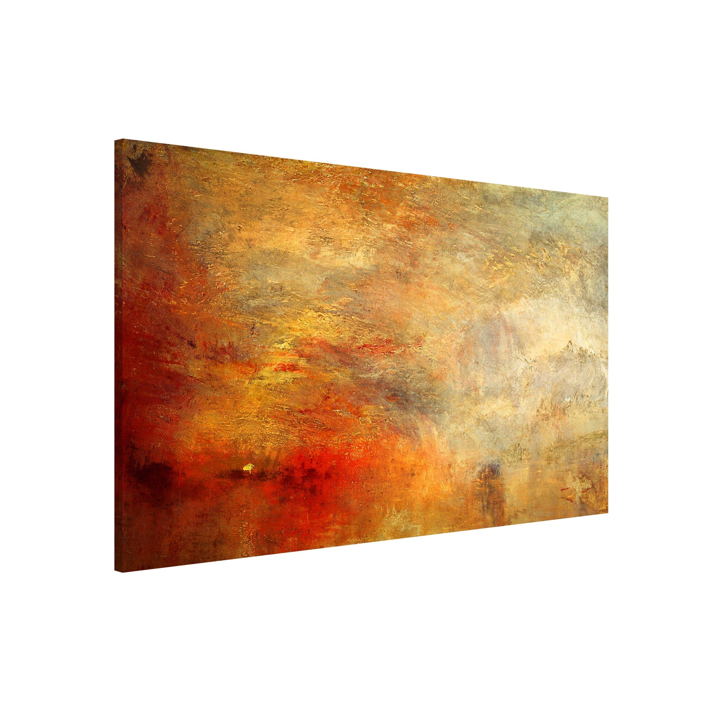Magnettafel - Querformat 3:2 Joseph Mallord William Turner - Sonnenuntergang über einem See