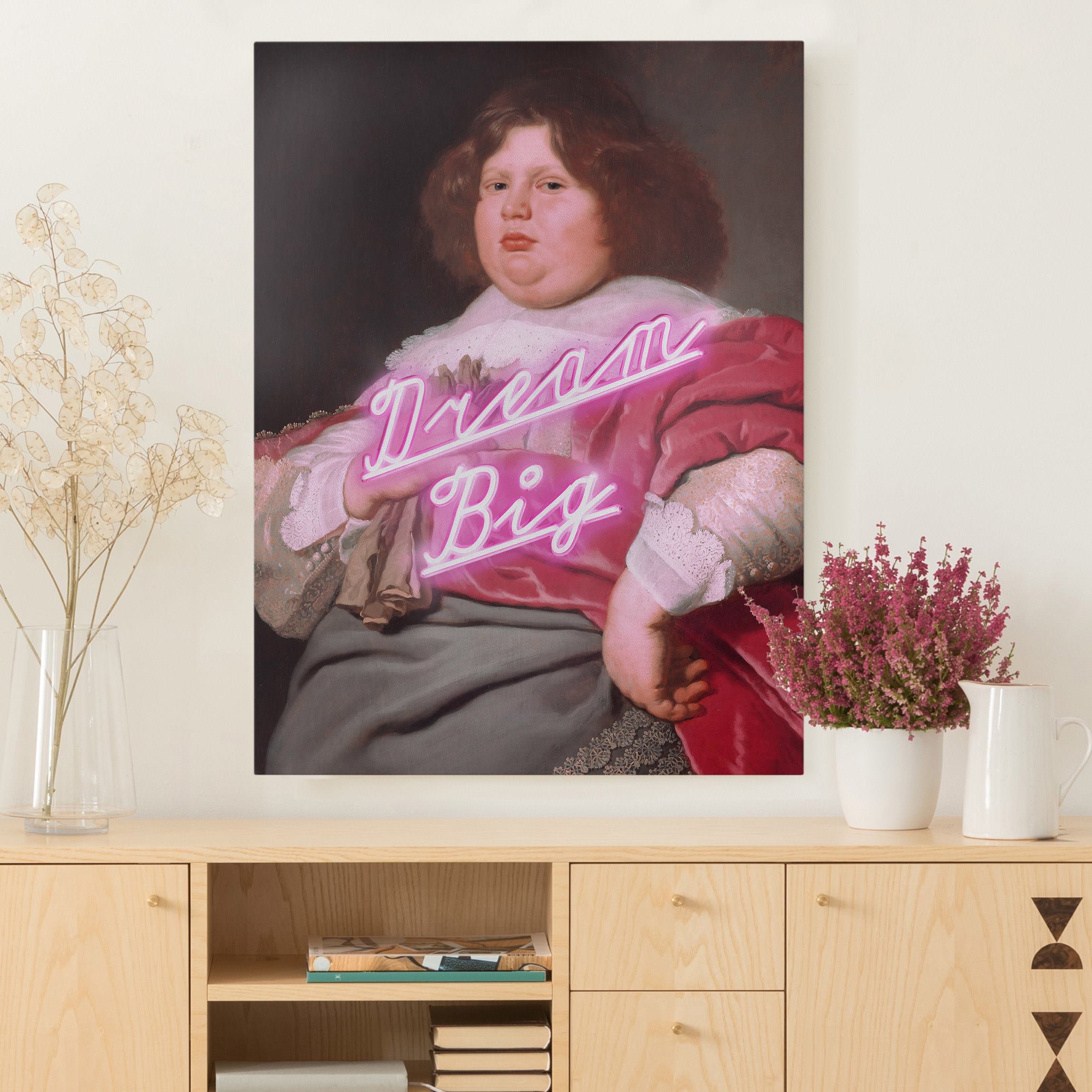 Leinwandbild Gemälde Dream Big