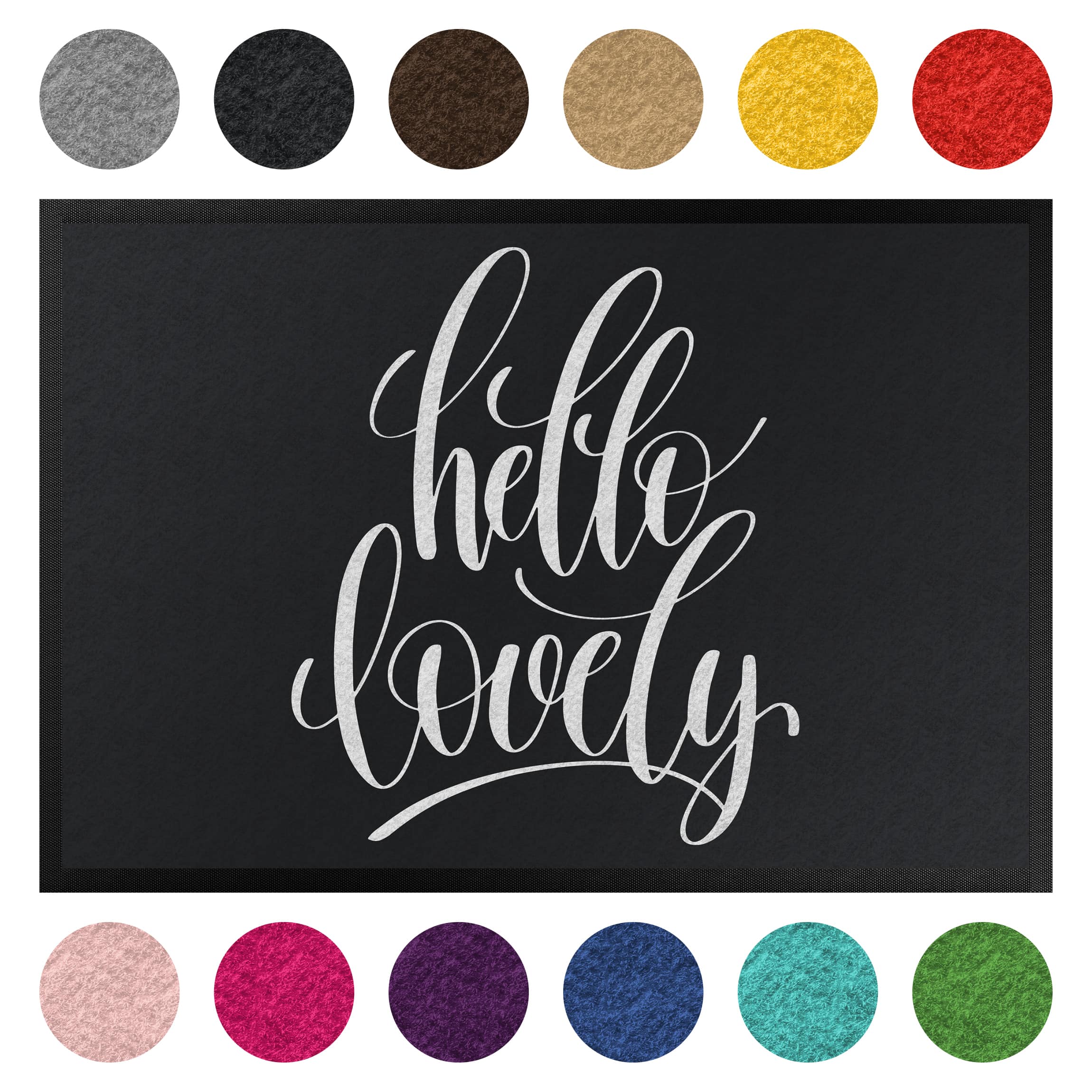 Fußmatte Hello lovely
