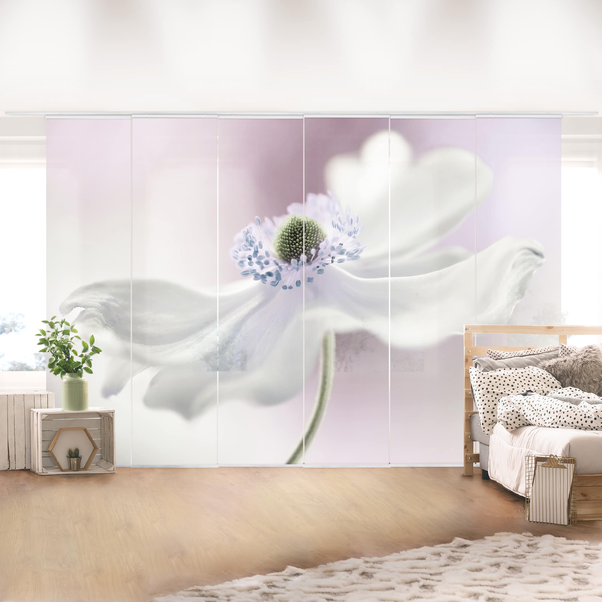 Schiebegardine Set Anemonenbrise
