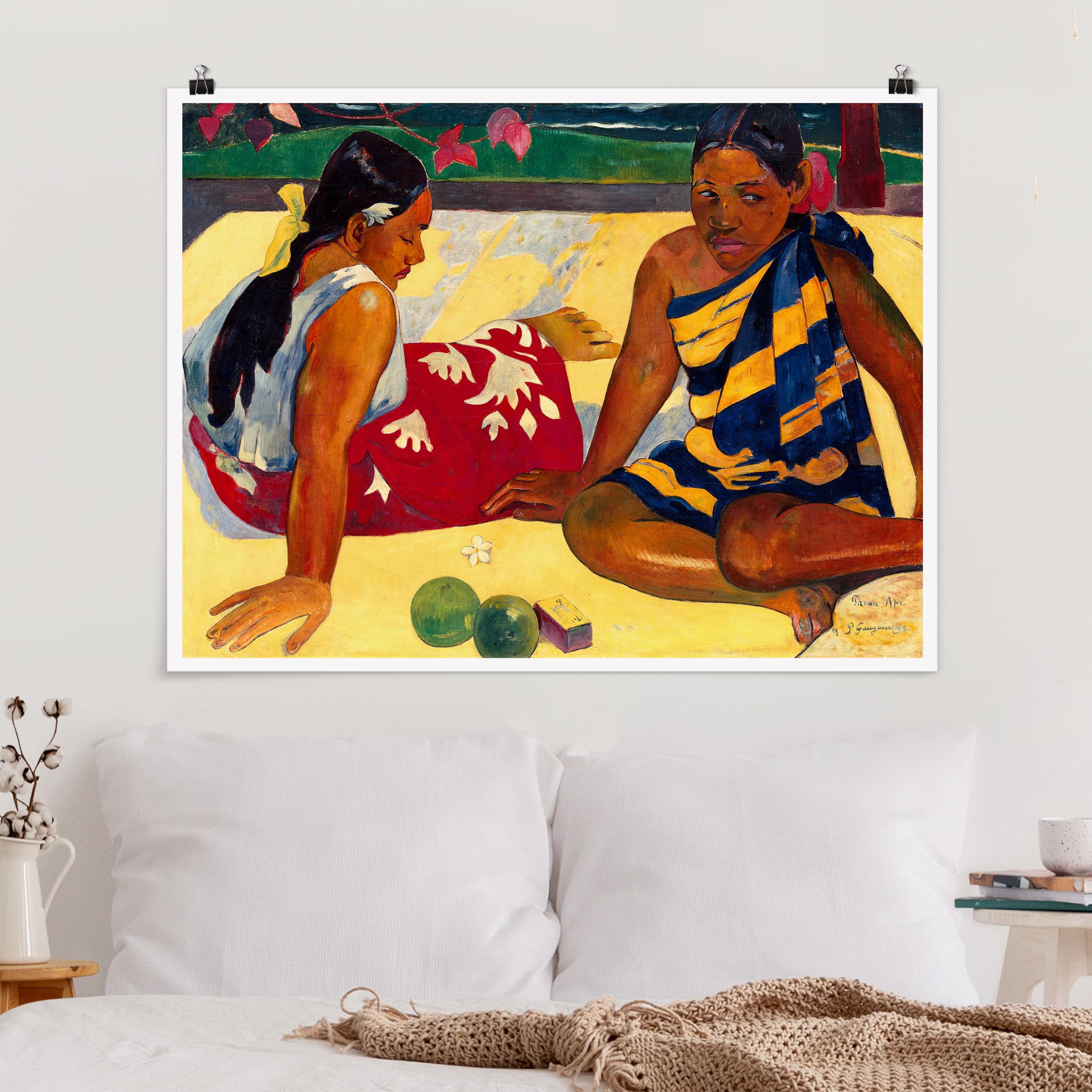 Poster - Querformat Paul Gauguin - Frauen von Tahiti