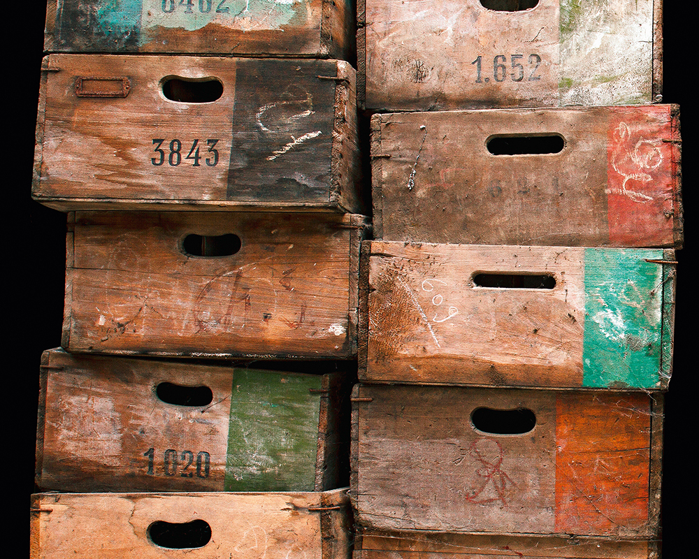 Mustertapete Livingwalls Pop.up Panel 2 in Braun Bunt - 300681