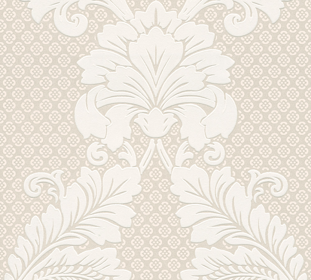 Metallic-Tapete Architects Paper Luxury wallpaper in Creme Metallic - 305441