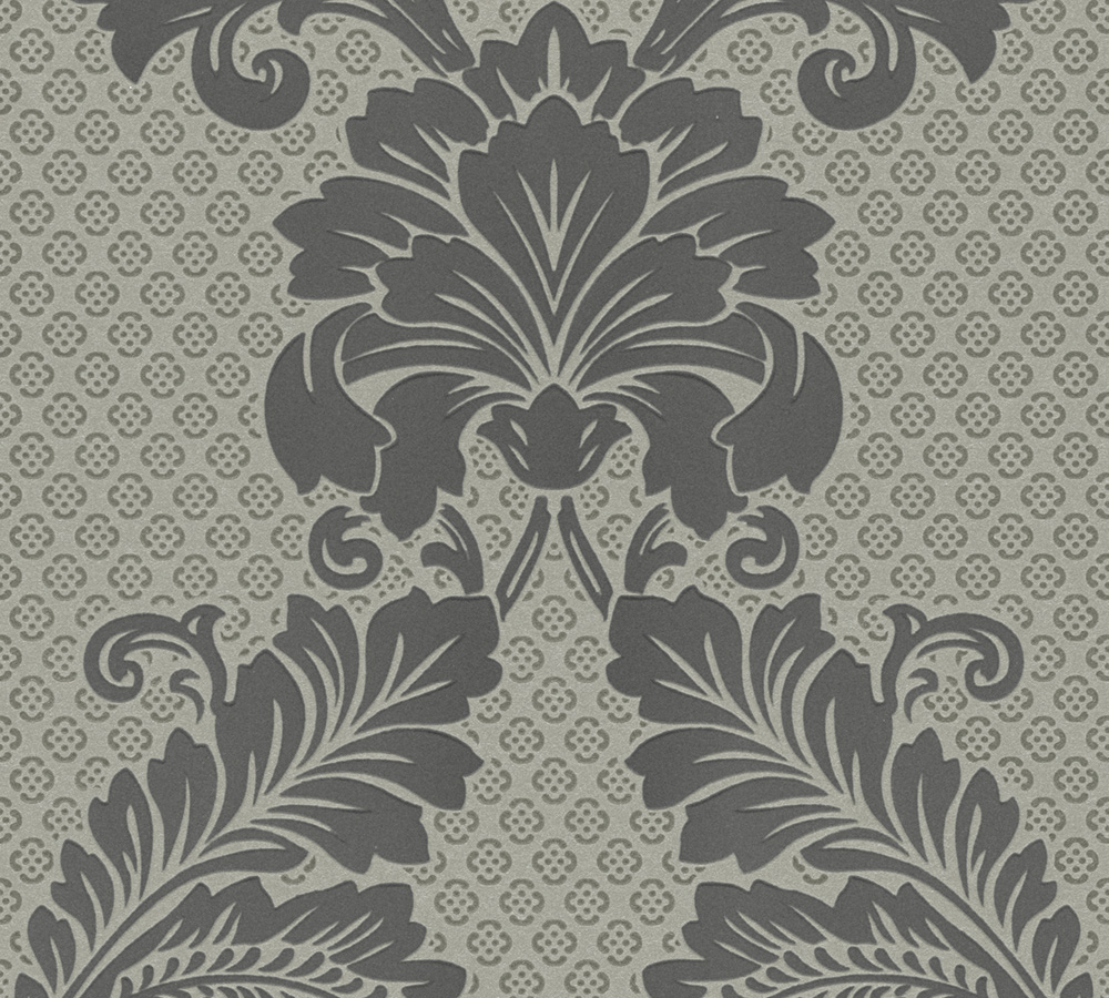 Metallic-Tapete Architects Paper Luxury wallpaper in Grau Metallic - 305444