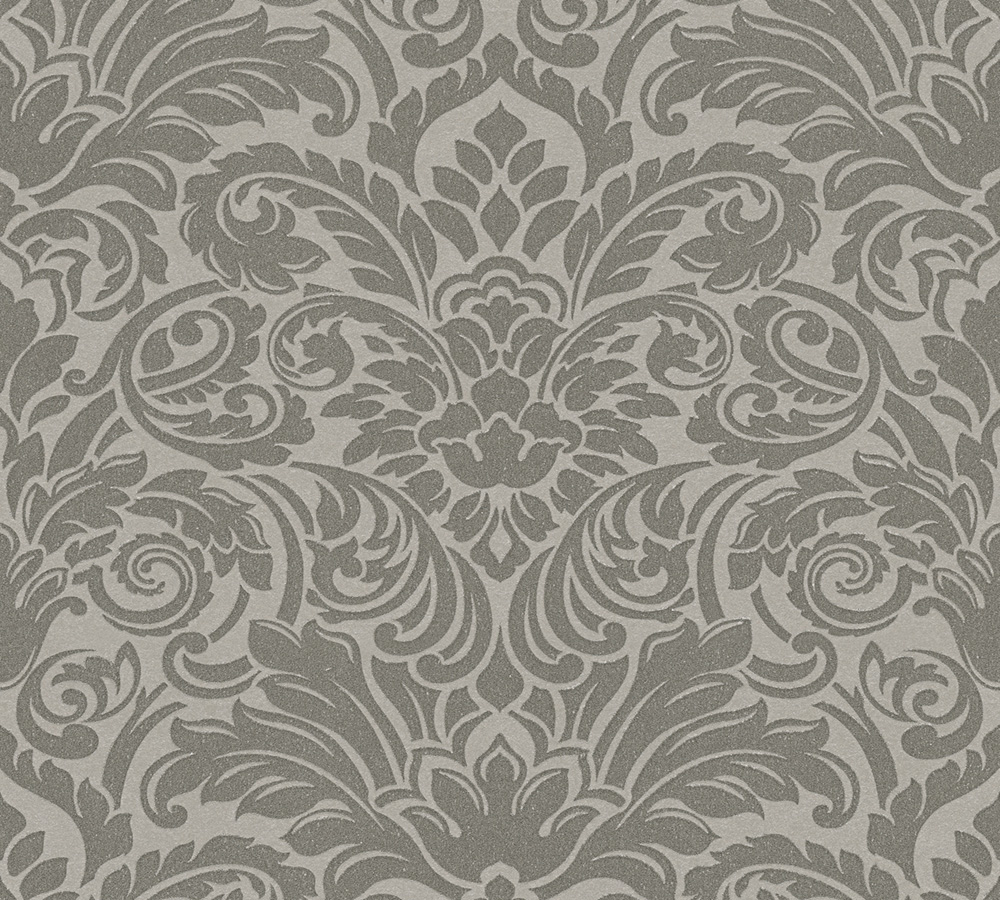 Metallic-Tapete Architects Paper Luxury wallpaper in Grau Metallic - 305453