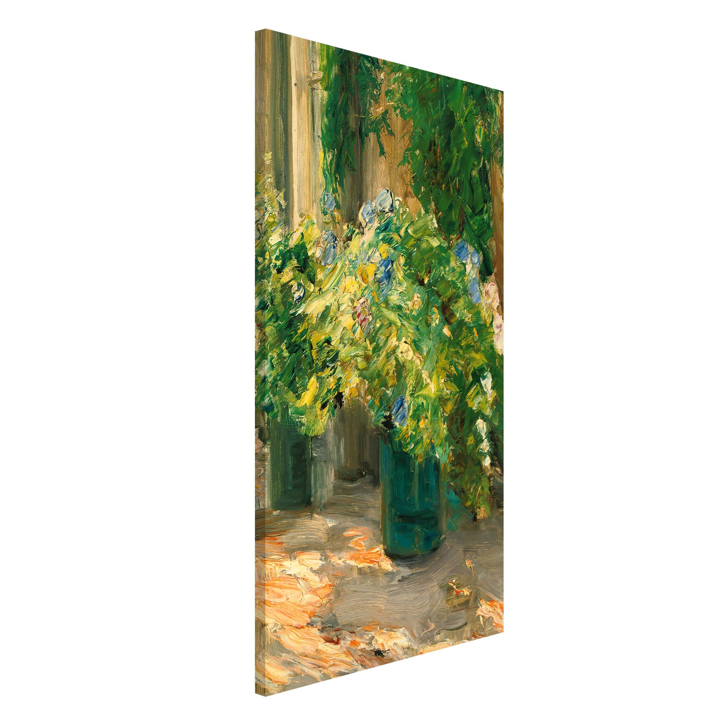 Max Liebermann - Blumentöpfe vor dem Haus