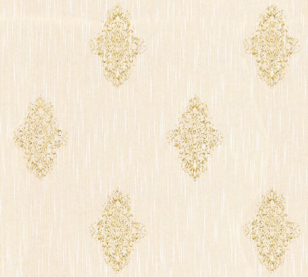 Metallic-Tapete Architects Paper Luxury wallpaper in Beige Metallic - 319462