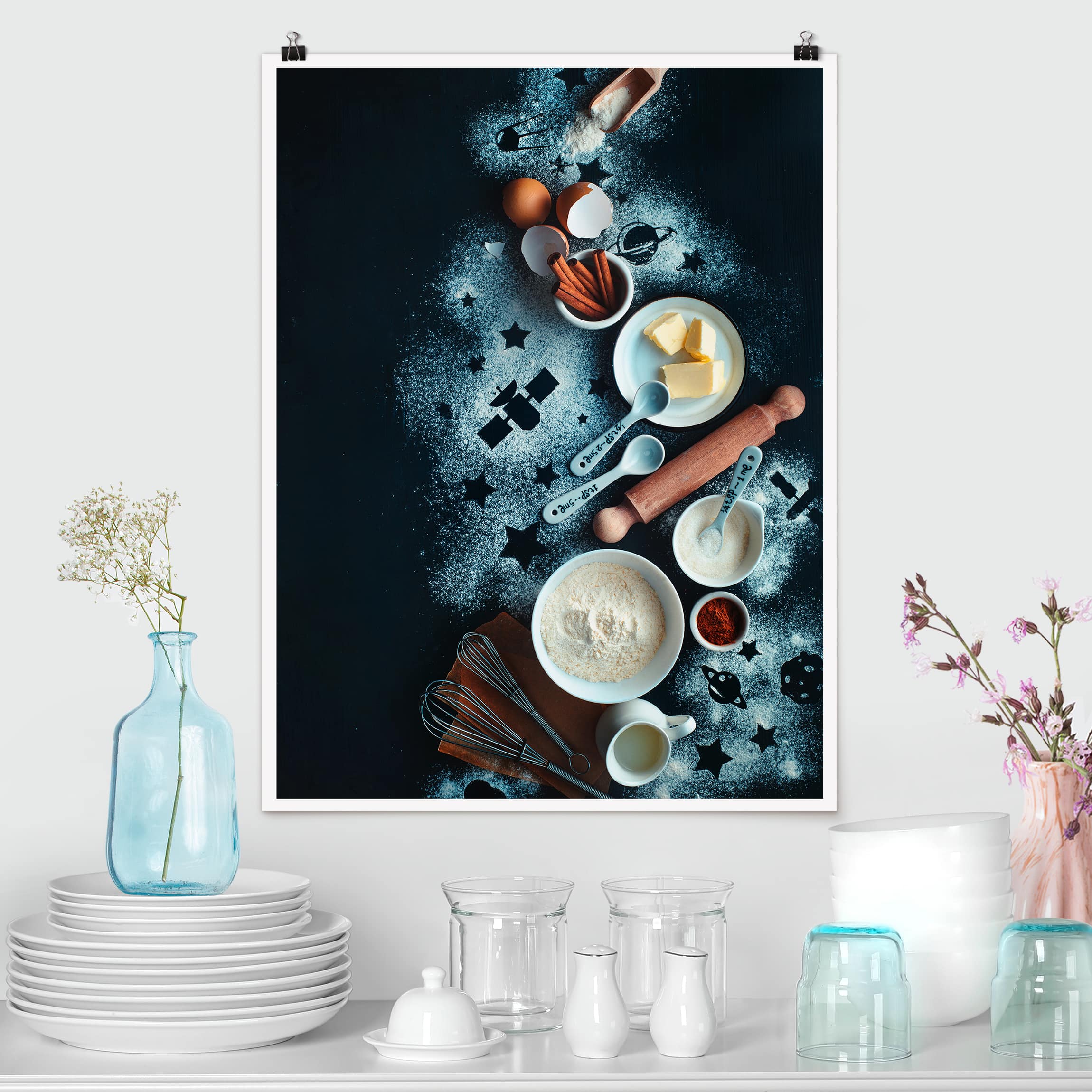 Poster - Hochformat Backen für Sterngucker