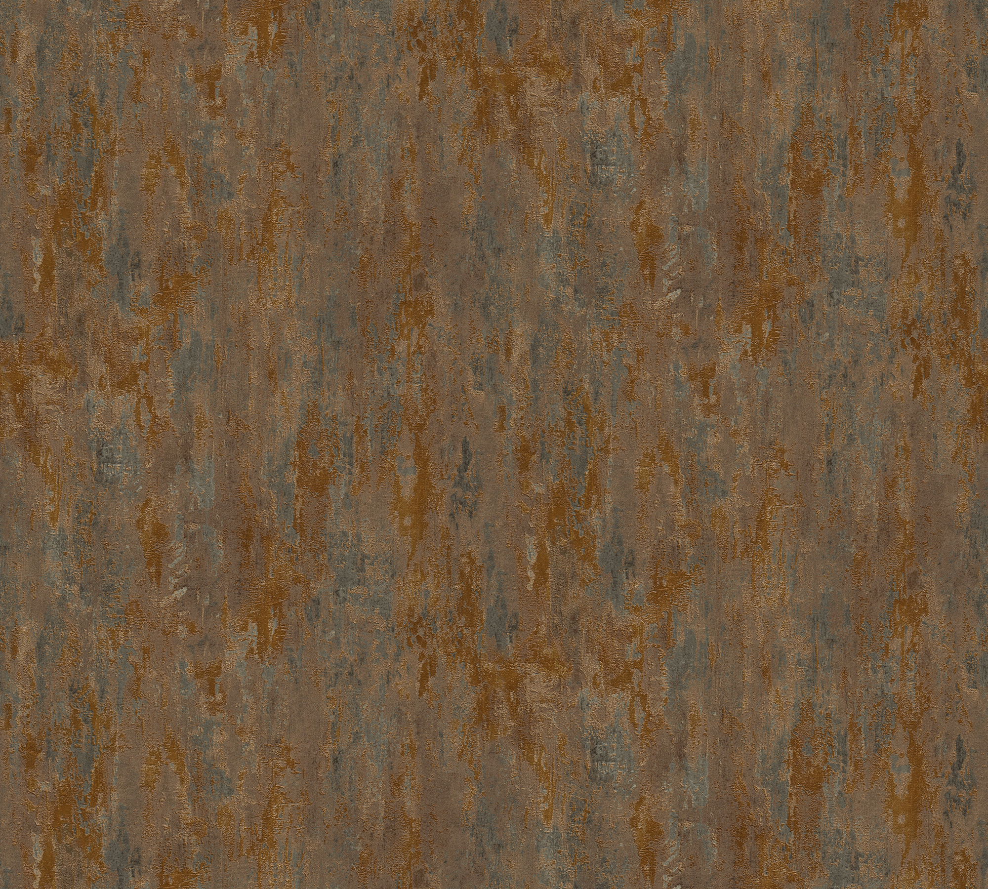 Metallic Mustertapete A.S. Création Il Decoro in Braun Metallic Orange - 326511