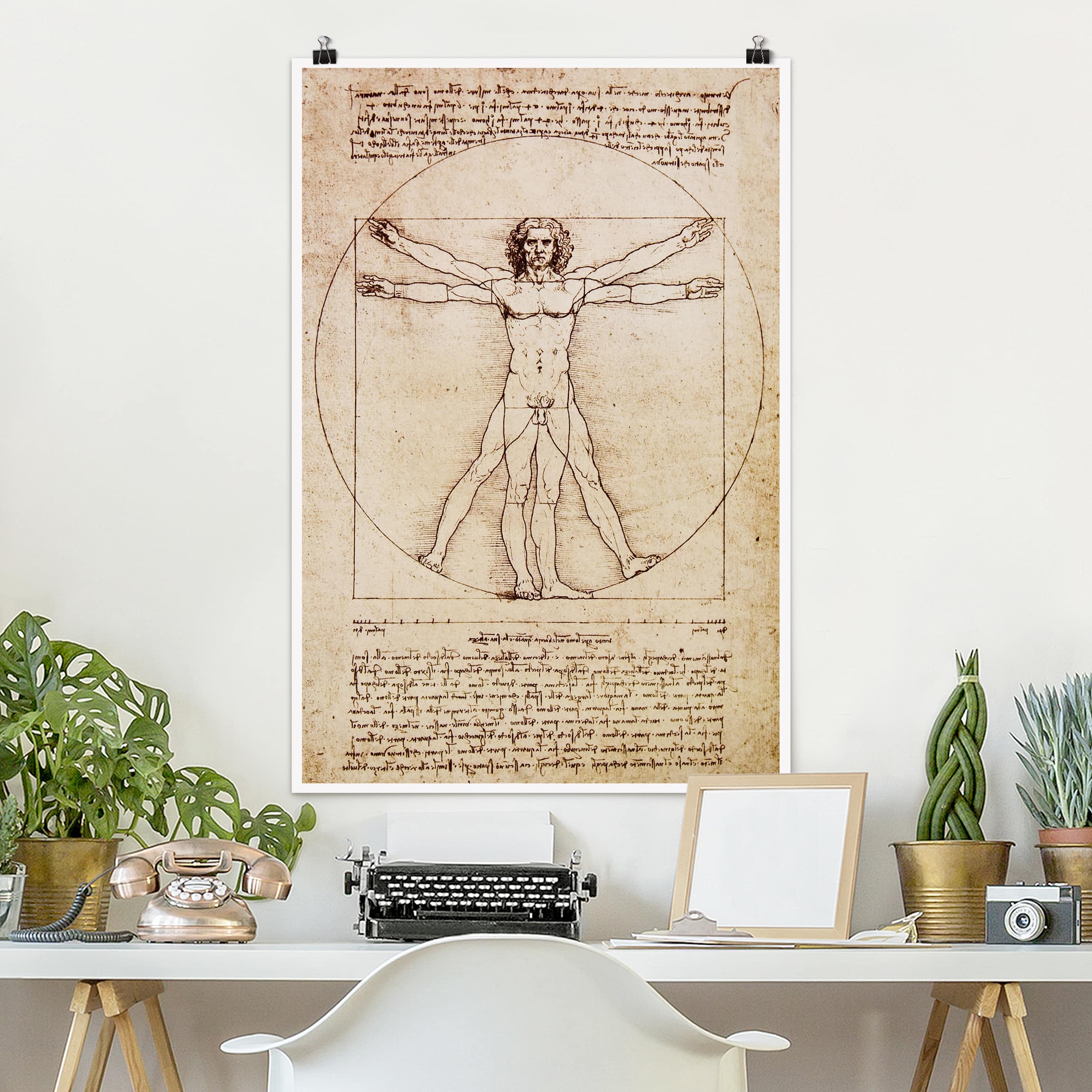 Poster - Hochformat Da Vinci