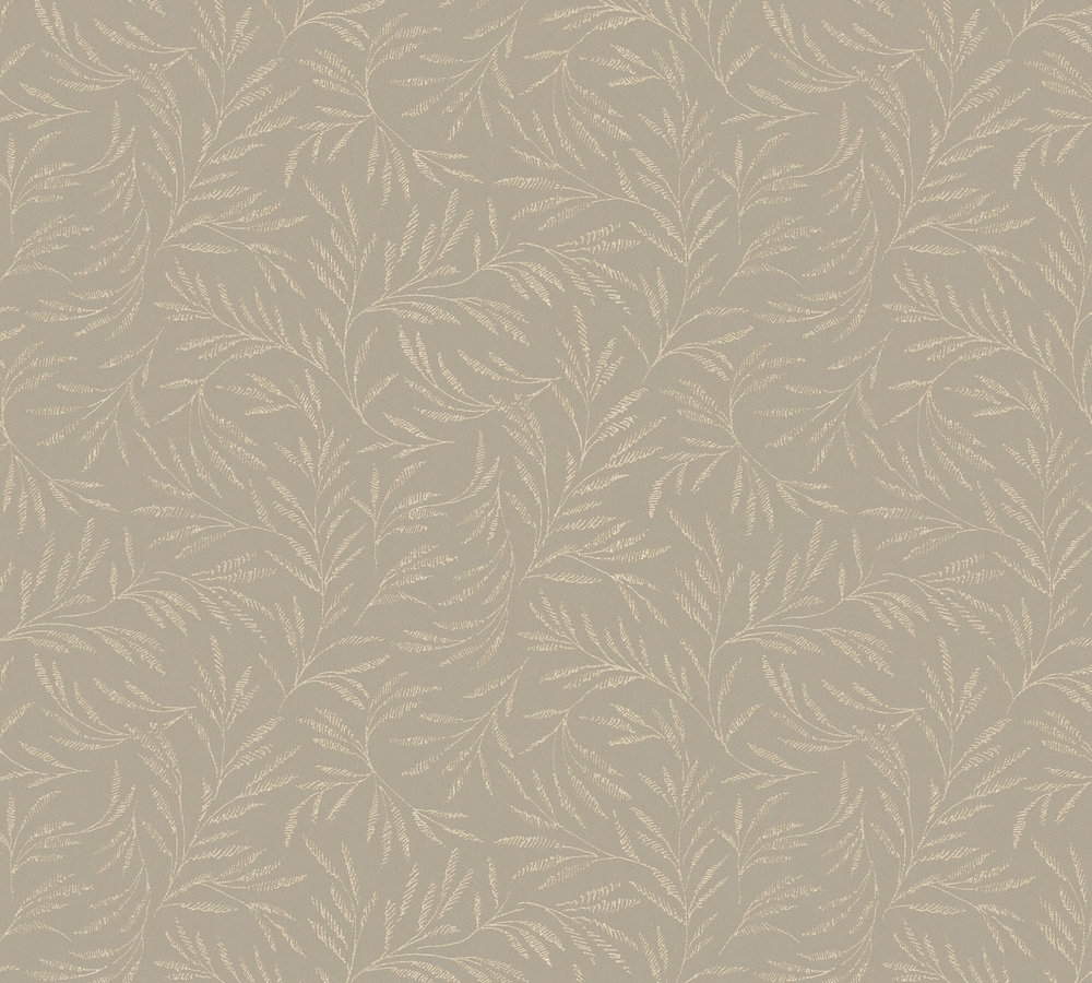 Metallic-Tapete Architects Paper Alpha in Braun Grau Metallic - 333263