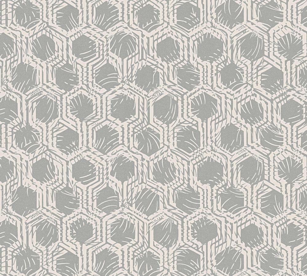 Metallic Mustertapete Architects Paper Alpha in Beige Metallic - 333272