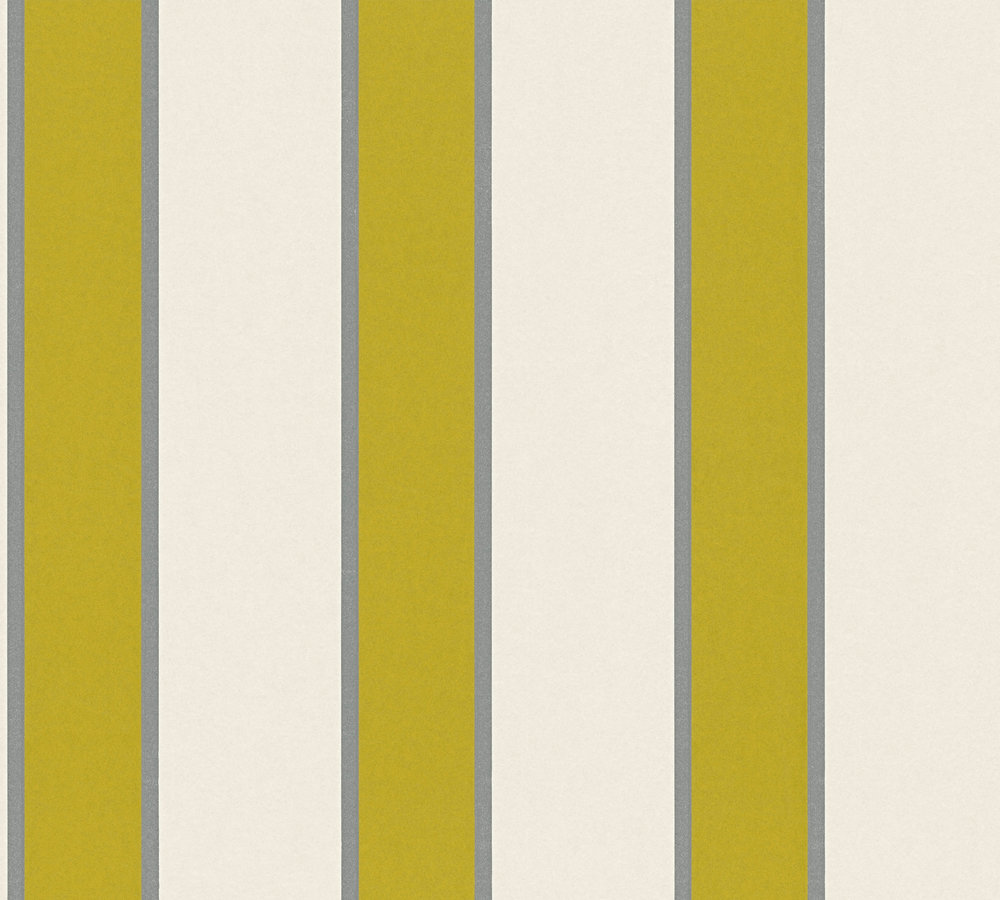 Metallic-Tapete Architects Paper Alpha in Beige Grün Metallic - 333292