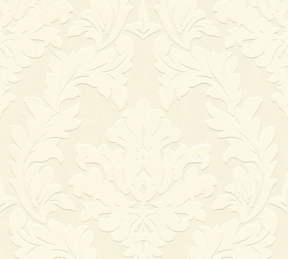Metallic-Tapete Architects Paper Castello in Creme Metallic - 335801
