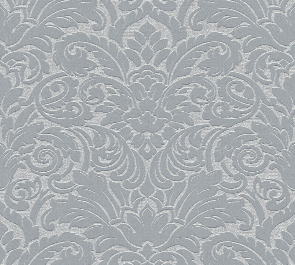Metallic-Tapete Architects Paper Castello in Grau Metallic - 335833