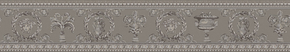 Metallic Mustertapete Versace wallpaper Versace 3 Vanitas in Beige Grau Metallic - 343053