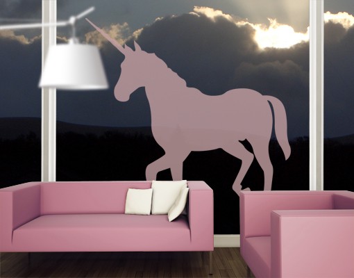Fensteraufkleber No.EK148 Einhorn