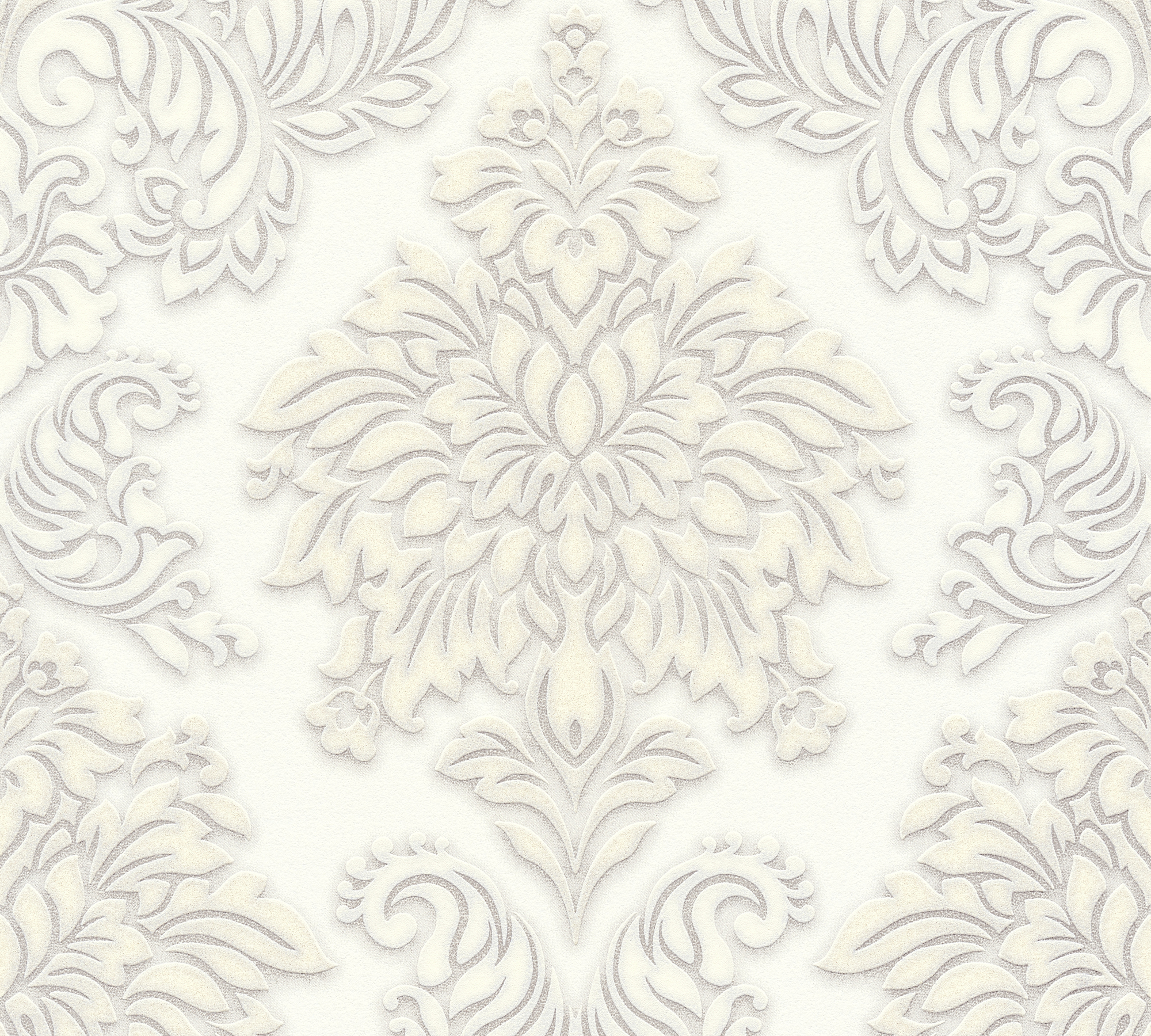 Metallic-Tapete Livingwalls Metropolitan Stories Lizzy - London in Beige Metallic Weiß - 368982