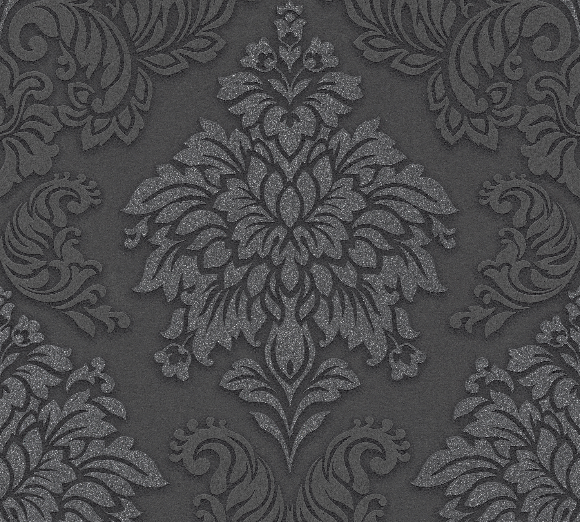 Metallic-Tapete Livingwalls Metropolitan Stories Lizzy - London in Grau Metallic Schwarz - 368984