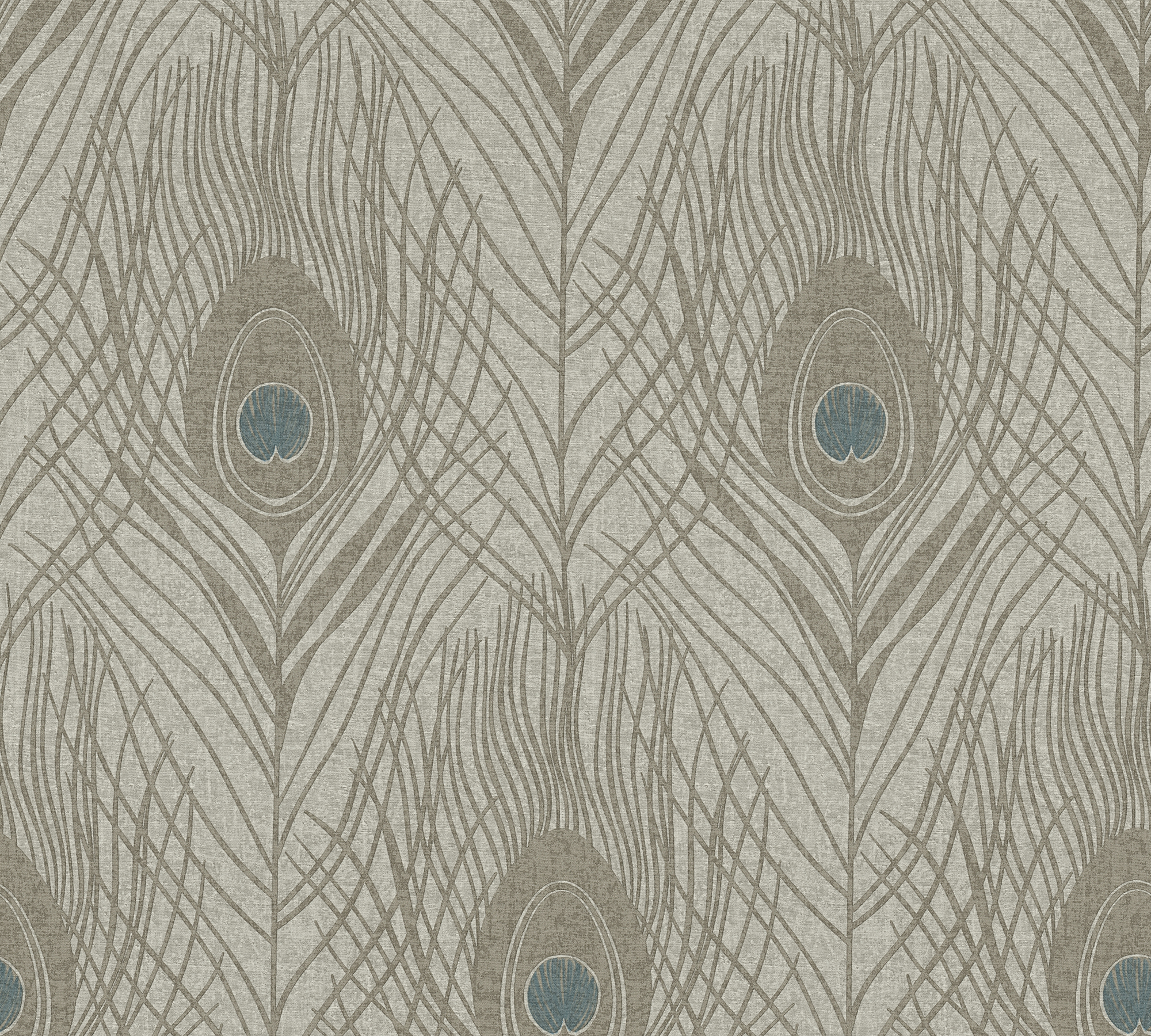 Mustertapete Architects Paper Absolutely Chic in Blau Braun Grau - 369716