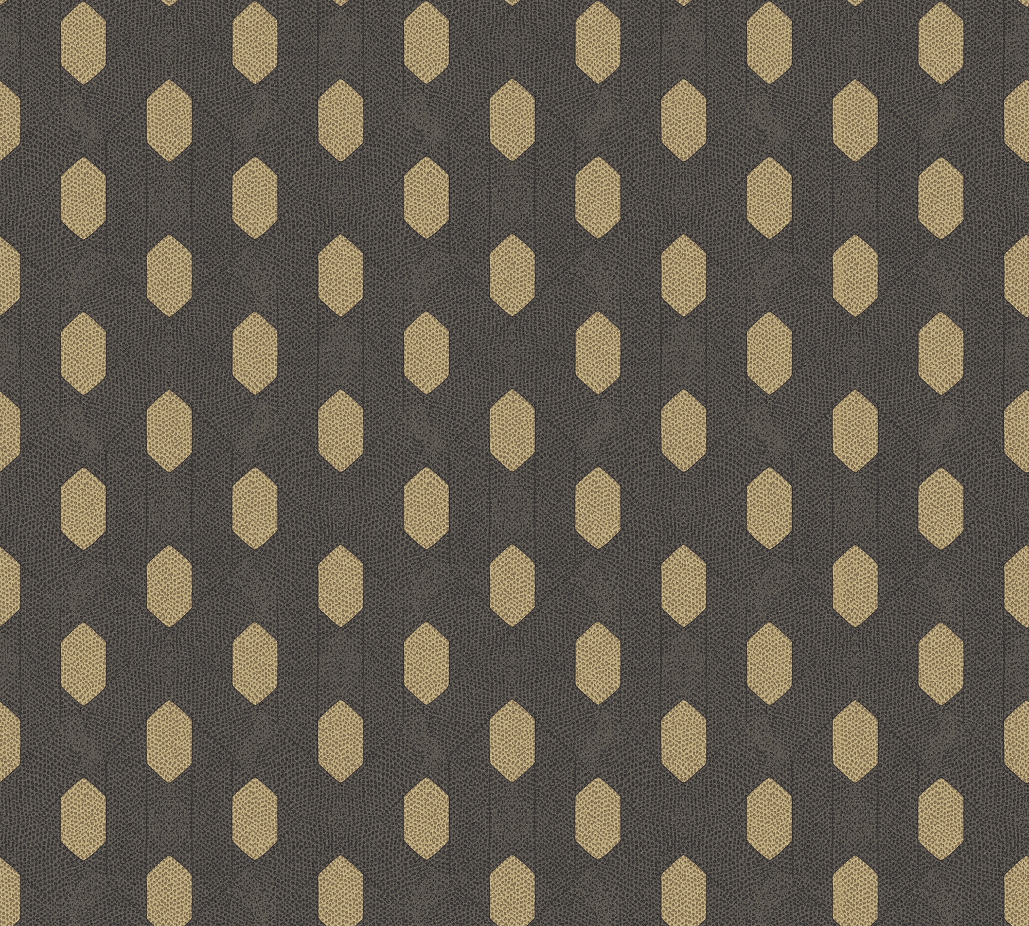 Metallic Mustertapete Architects Paper Absolutely Chic in Metallic Schwarz Braun - 369735