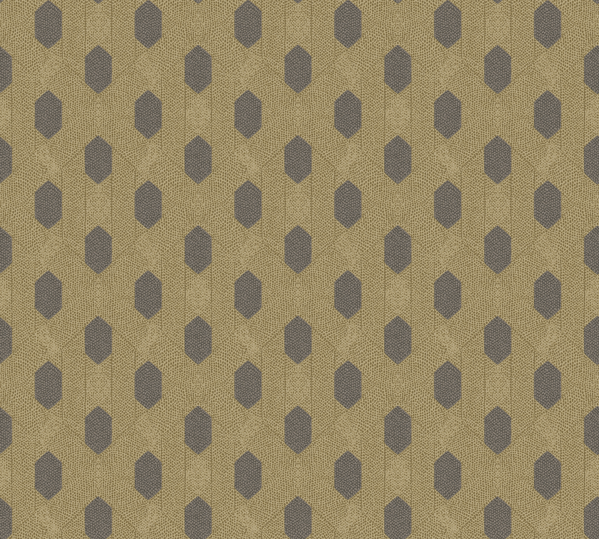 Metallic Mustertapete Architects Paper Absolutely Chic in Metallic Schwarz Braun - 369736