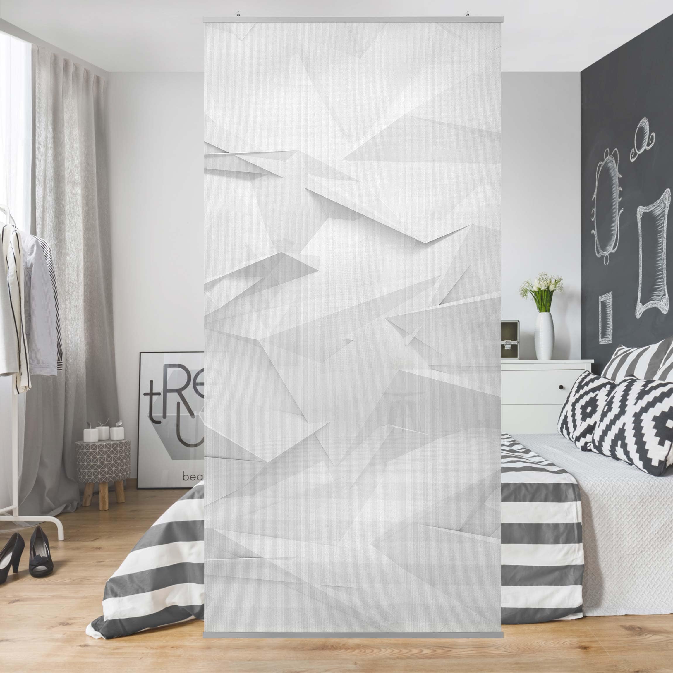 Raumteiler Abstrakte 3D Optik