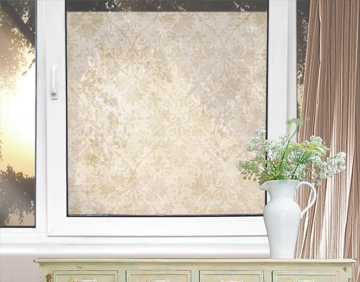 Fensterfolie Antiker Damast