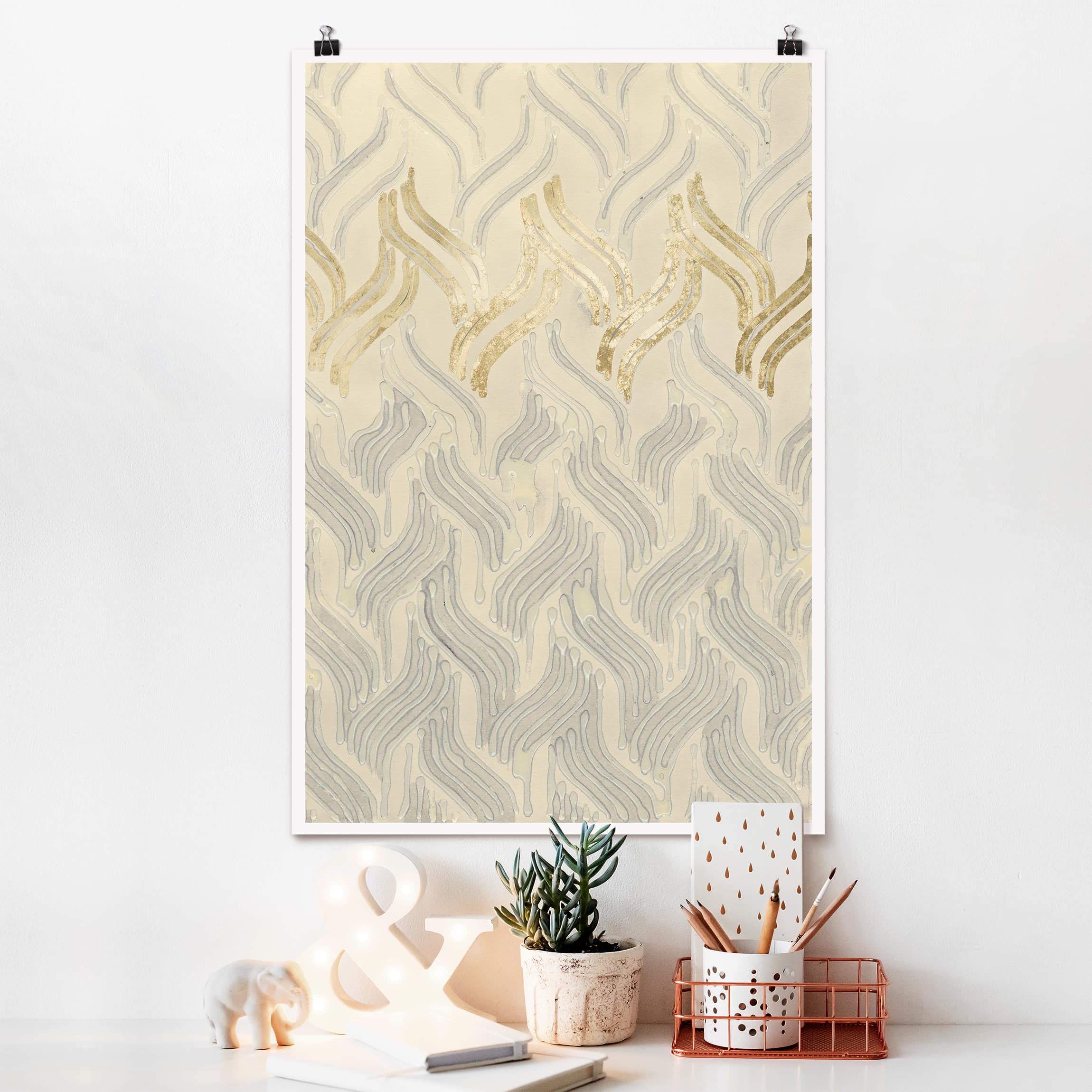 Poster - Hochformat Chenille I