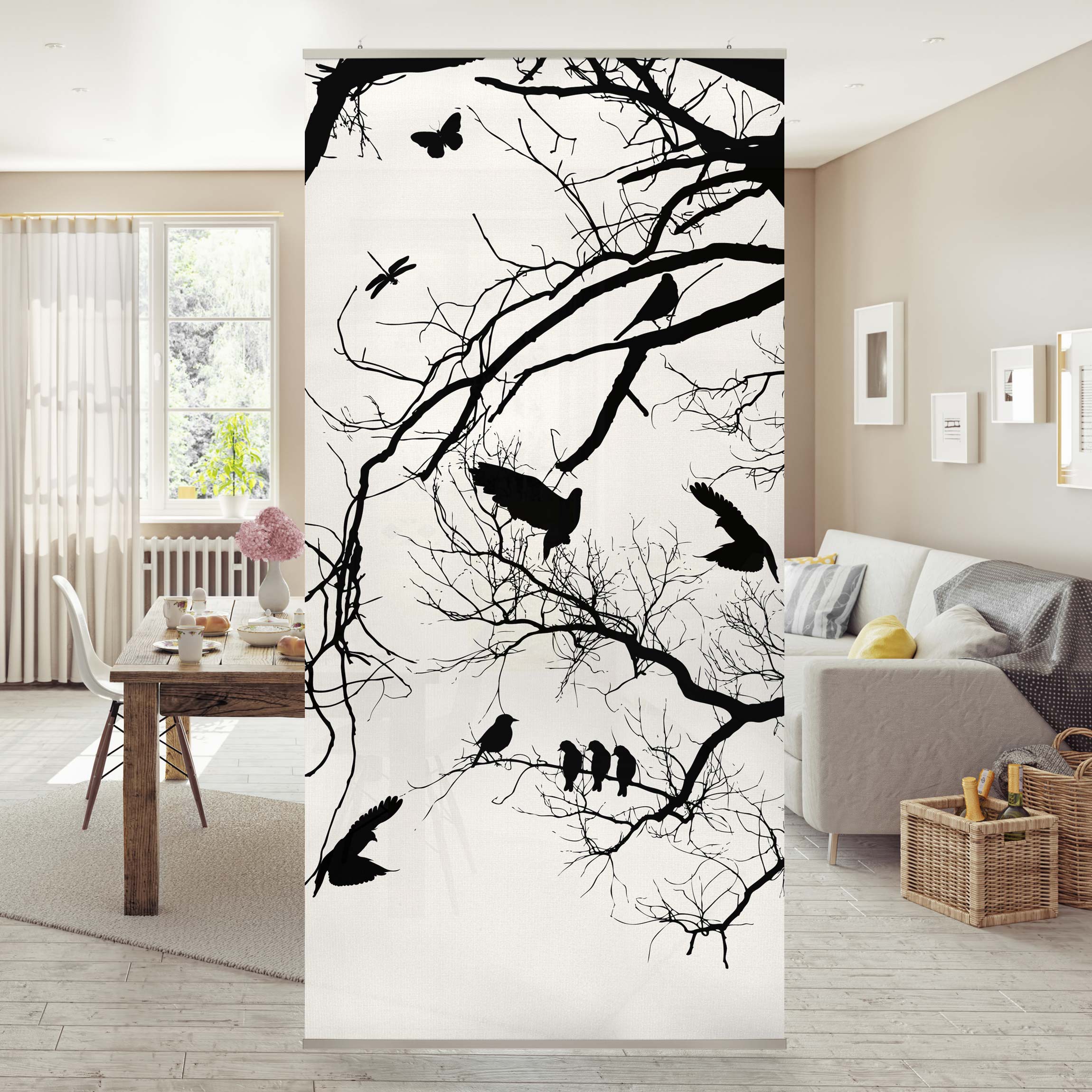 Raumteiler Vintage Tree in the Sky