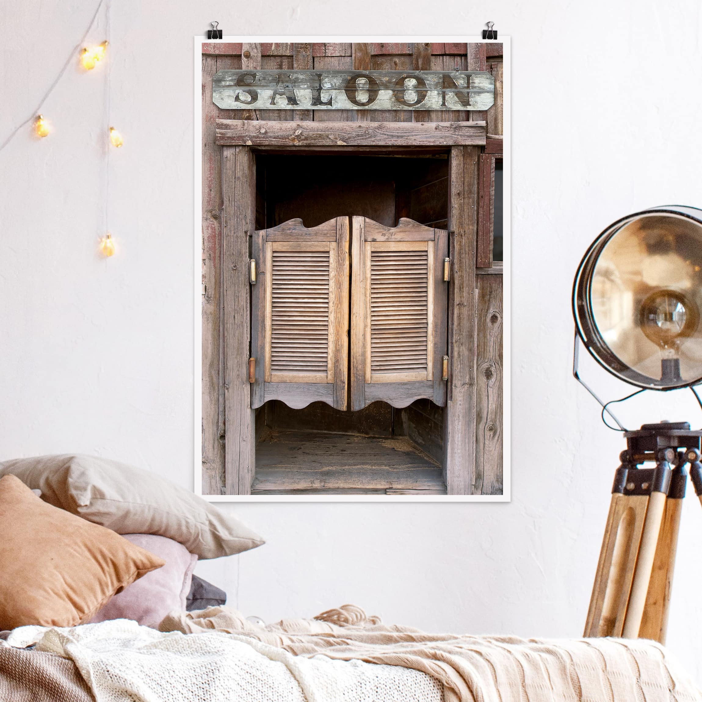 Poster - Hochformat Wild West Saloon