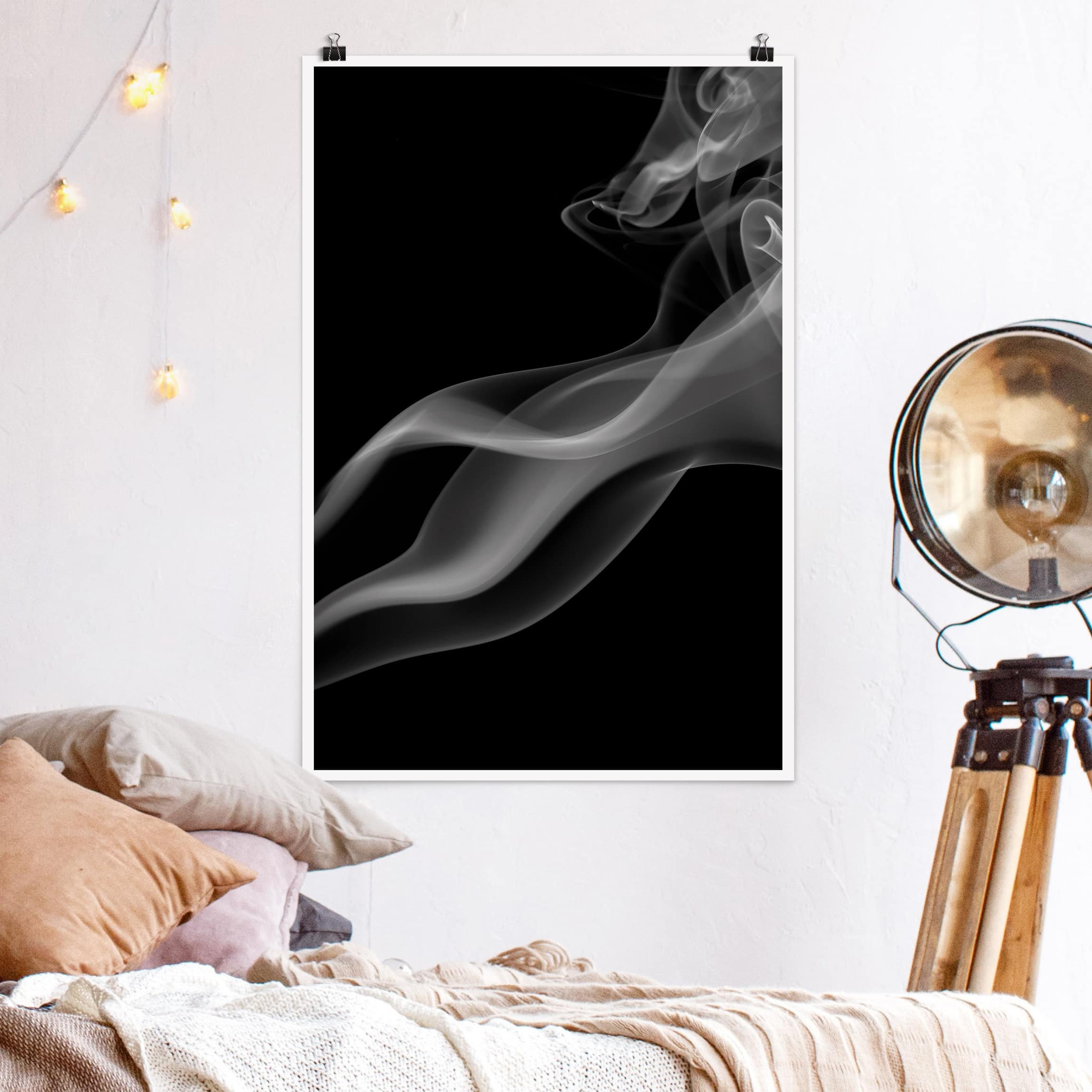 Poster - Hochformat Smoking Silver