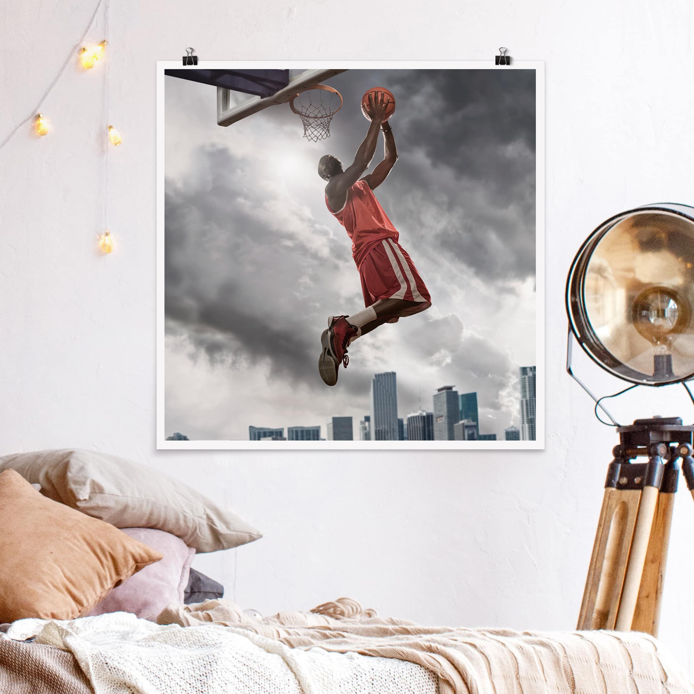 Poster - Quadrat Thunder Storm Slam Dunk