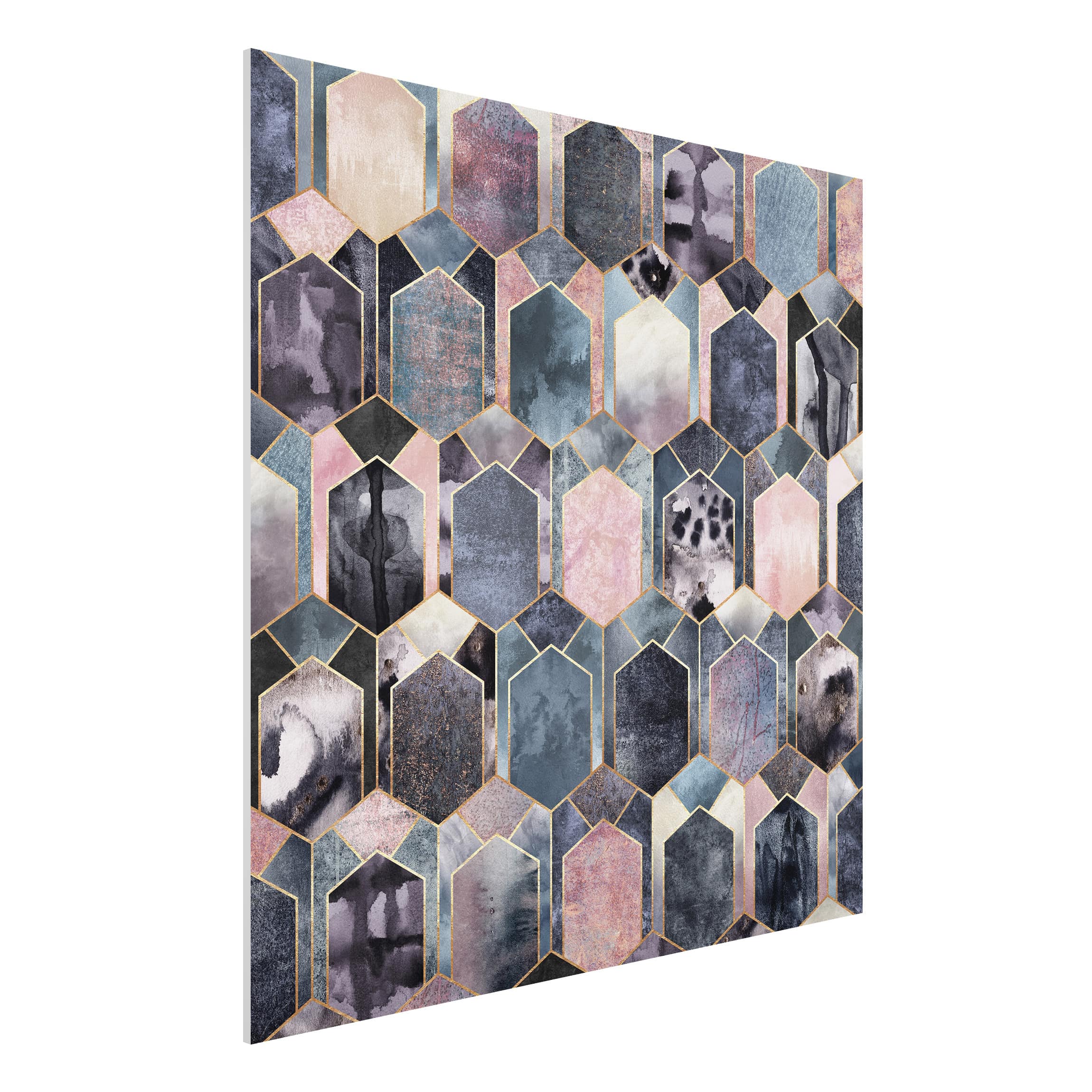 Forexbild - Quadrat Art Deco Marmor Gold