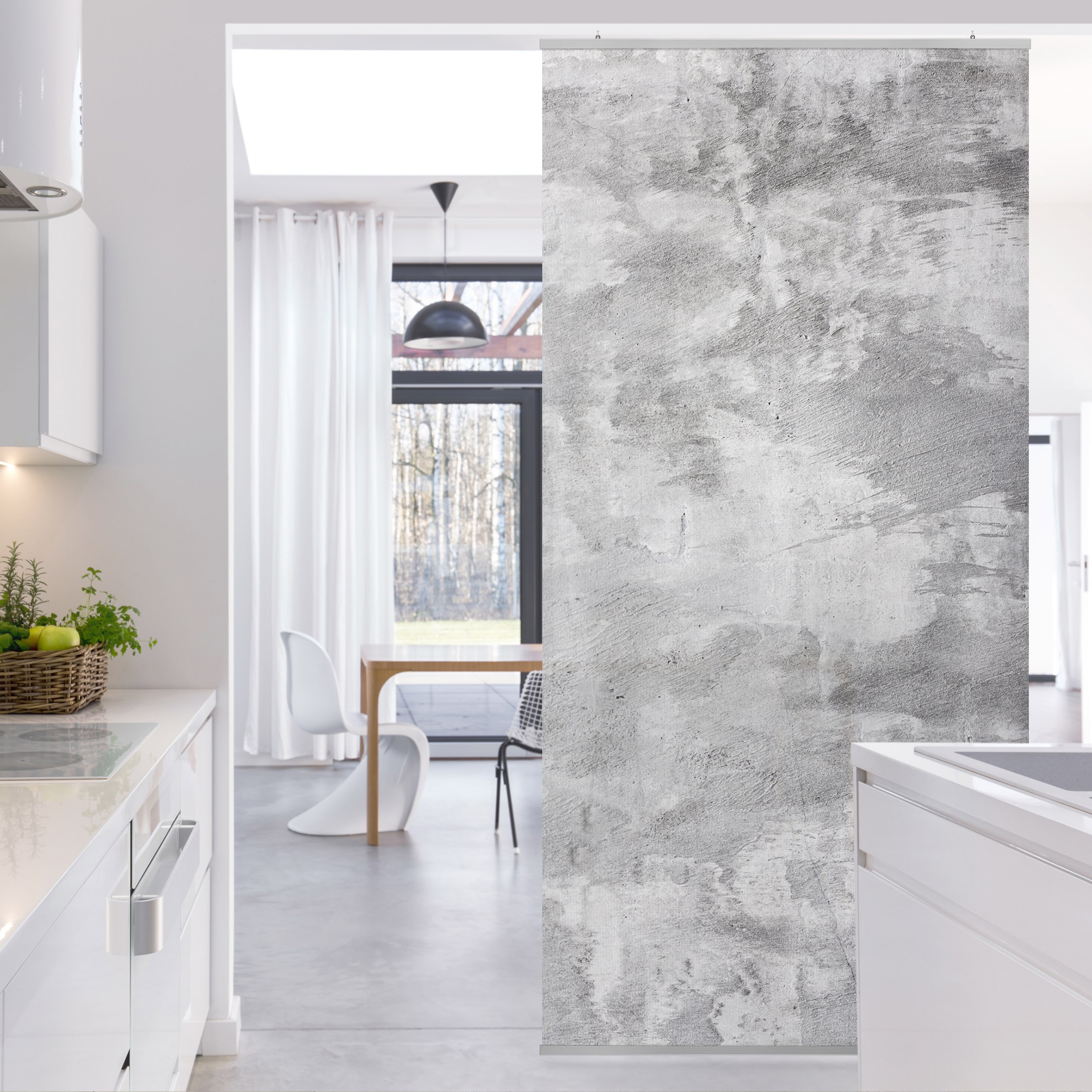 Raumteiler Industrie-look Betonoptik