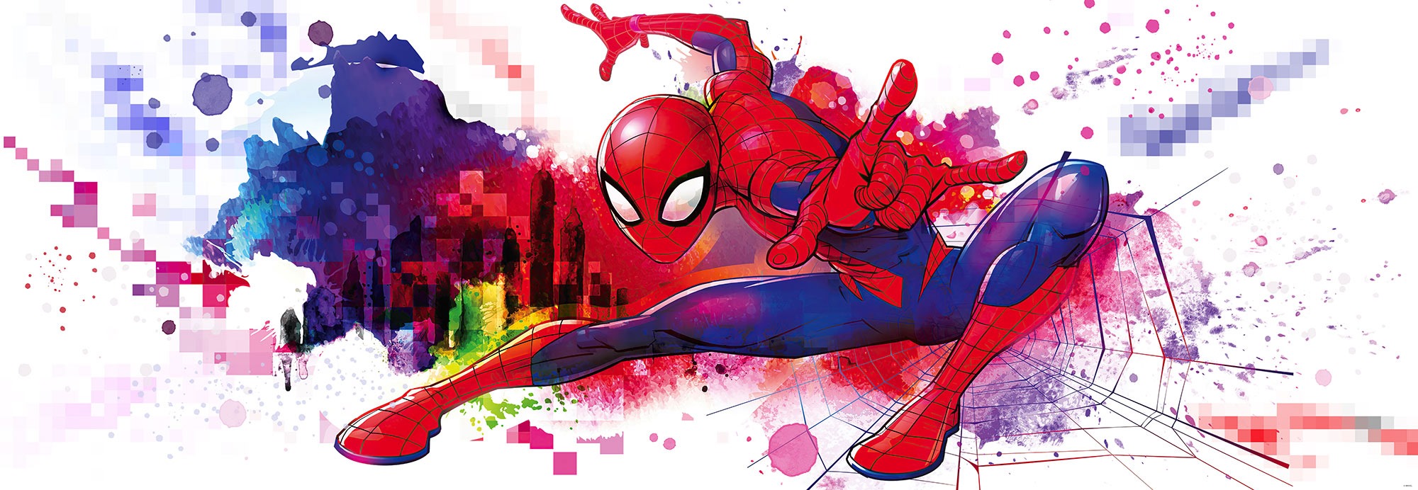 Fototapete Spider-Man Graffiti Art