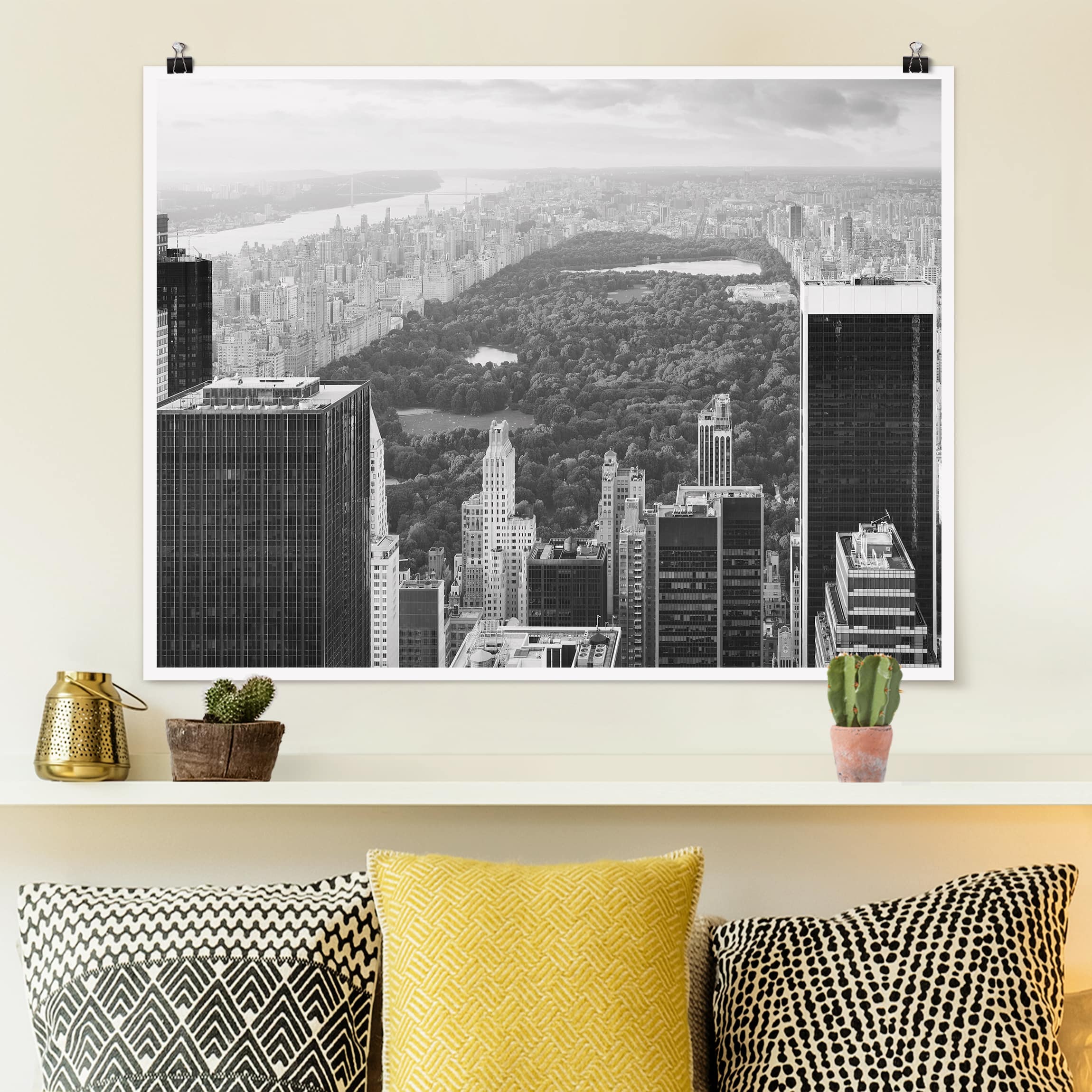 Poster - Querformat Blick über den Central Park II