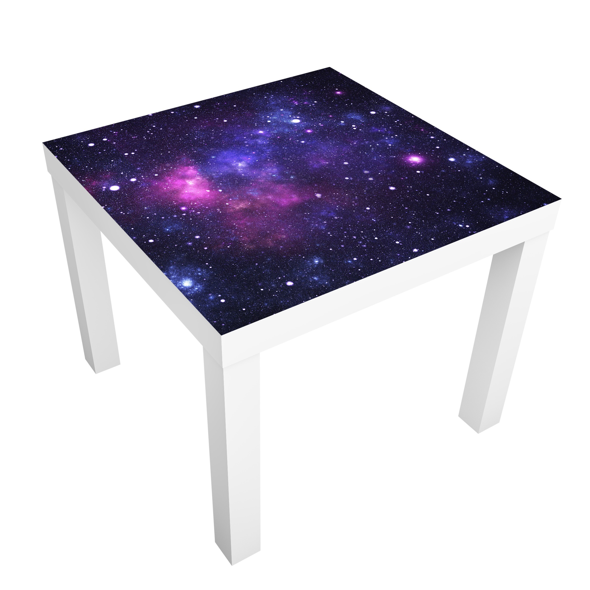 Möbelfolie für IKEA Lack Tisch 55 x 55 cm Galaxie