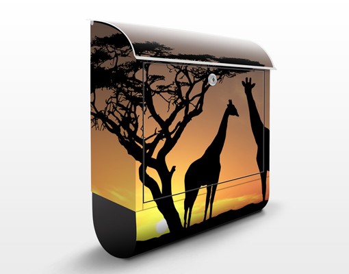 Briefkasten African Sunset