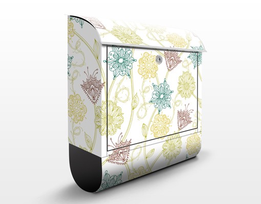 Briefkasten Bezaubernde Pflanzen